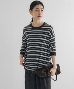 URBAN RESEARCH / アーバンリサーチ ニット・セーター | マルチボーダークルーネックニット