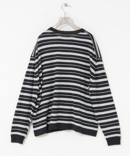 URBAN RESEARCH / アーバンリサーチ ニット・セーター | マルチボーダークルーネックニット | 詳細16