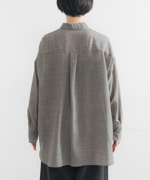URBAN RESEARCH / アーバンリサーチ シャツ・ブラウス | シアーウールレギュラーカラーシャツ | 詳細16