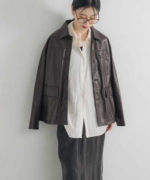 URBAN RESEARCH / アーバンリサーチ Tシャツ | レギュラーカラーシルキーシャツ | 詳細1