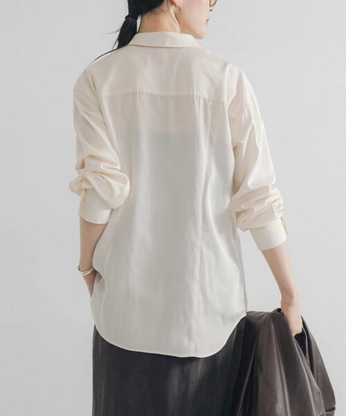 URBAN RESEARCH / アーバンリサーチ Tシャツ | レギュラーカラーシルキーシャツ | 詳細4