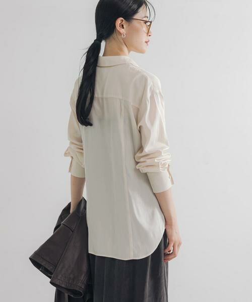 URBAN RESEARCH / アーバンリサーチ Tシャツ | レギュラーカラーシルキーシャツ | 詳細5