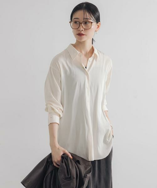 URBAN RESEARCH / アーバンリサーチ Tシャツ | レギュラーカラーシルキーシャツ | 詳細7