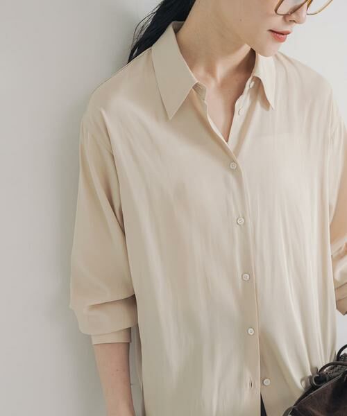 URBAN RESEARCH / アーバンリサーチ Tシャツ | レギュラーカラーシルキーシャツ | 詳細10