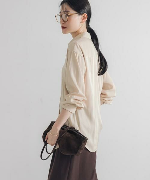 URBAN RESEARCH / アーバンリサーチ Tシャツ | レギュラーカラーシルキーシャツ | 詳細11