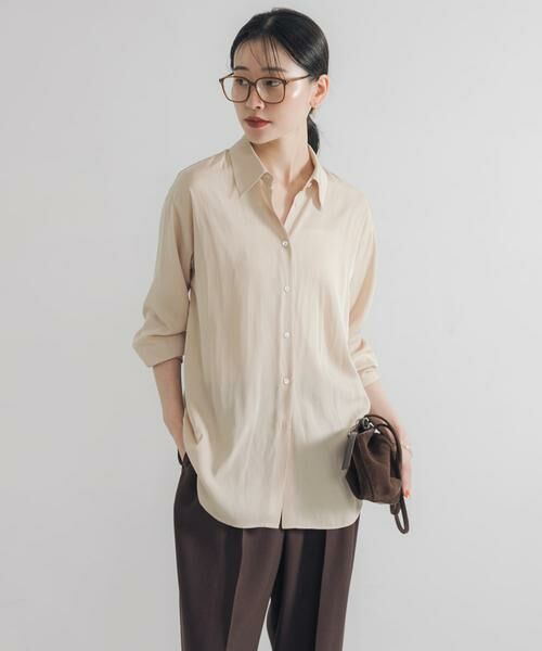 URBAN RESEARCH / アーバンリサーチ Tシャツ | レギュラーカラーシルキーシャツ | 詳細13