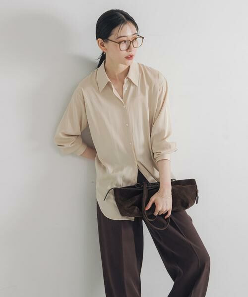 URBAN RESEARCH / アーバンリサーチ Tシャツ | レギュラーカラーシルキーシャツ | 詳細14