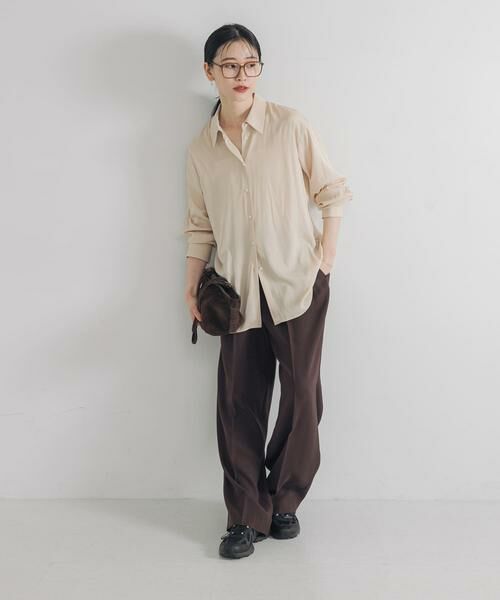 URBAN RESEARCH / アーバンリサーチ Tシャツ | レギュラーカラーシルキーシャツ | 詳細16