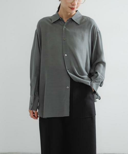 URBAN RESEARCH / アーバンリサーチ シャツ・ブラウス | new basic　WASHABLE CUPRA SHIRTS | 詳細5