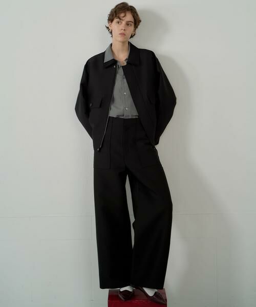 URBAN RESEARCH / アーバンリサーチ その他パンツ | new basic　WOOL SILK WIDE PANTS | 詳細1
