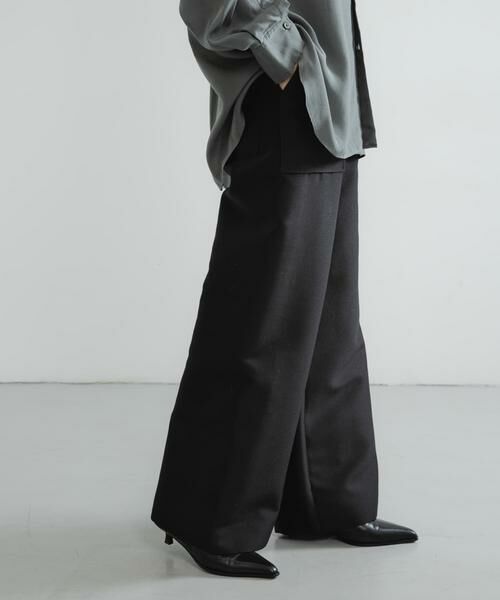 URBAN RESEARCH / アーバンリサーチ その他パンツ | new basic　WOOL SILK WIDE PANTS | 詳細2