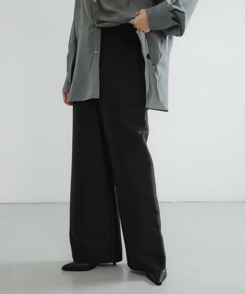 URBAN RESEARCH / アーバンリサーチ その他パンツ | new basic　WOOL SILK WIDE PANTS | 詳細3