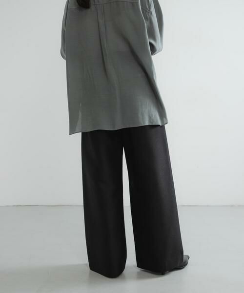 URBAN RESEARCH / アーバンリサーチ その他パンツ | new basic　WOOL SILK WIDE PANTS | 詳細4