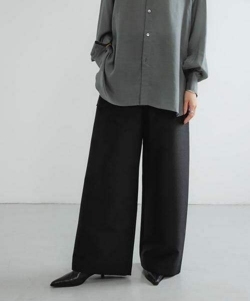 URBAN RESEARCH / アーバンリサーチ その他パンツ | new basic　WOOL SILK WIDE PANTS | 詳細6