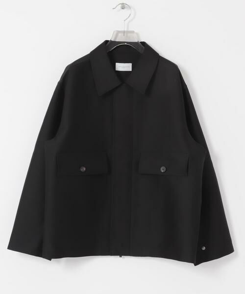 URBAN RESEARCH/アーバンリサーチ new basic WOOL SILK BOX JACKET ブラック FREE URBAN RESEARCH/アーバンリサーチ new basic WOOL SILK BOX JACKET ブラック FREE