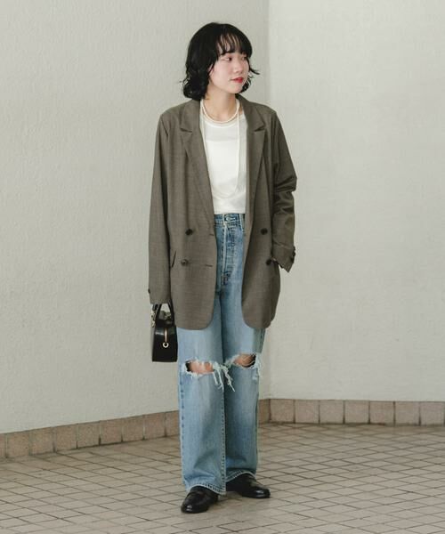 URBAN RESEARCH / アーバンリサーチ その他アウター | ウール混ダブルブレストジャケット | 詳細4