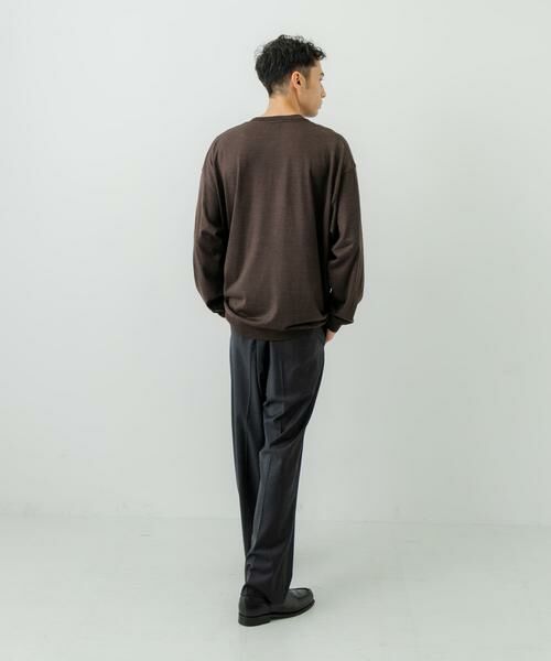 URBAN RESEARCH / アーバンリサーチ ニット・セーター | new basic　WASHABLE MERINO WOOL CREW-NECK | 詳細6