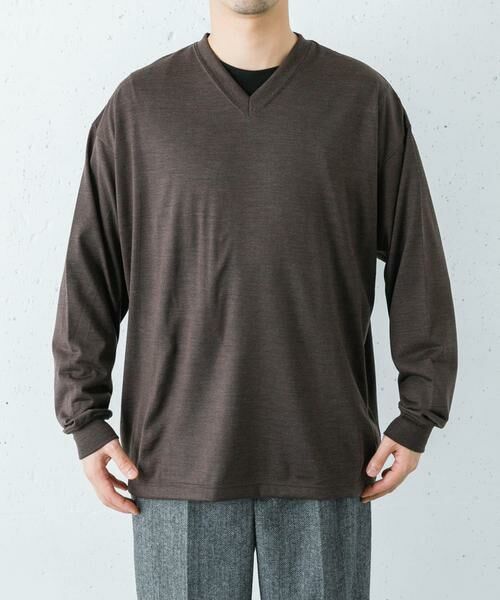 URBAN RESEARCH / アーバンリサーチ ニット・セーター | new basic　WASHABLE MERINO WOOL V-NECK | 詳細3