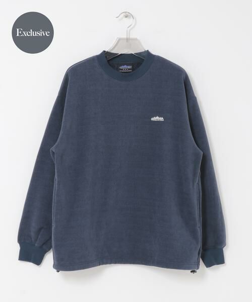 URBAN RESEARCH/アーバンリサーチ 『別注』THOUSAND MILE×URBAN RESEARCH ニットフリースクルーネックプルオーバー ネイビー L URBAN RESEARCH/アーバンリサーチ 『別注』THOUSAND MILE×URBAN RESEARCH ニットフリースクルーネックプルオーバー ネイビー L