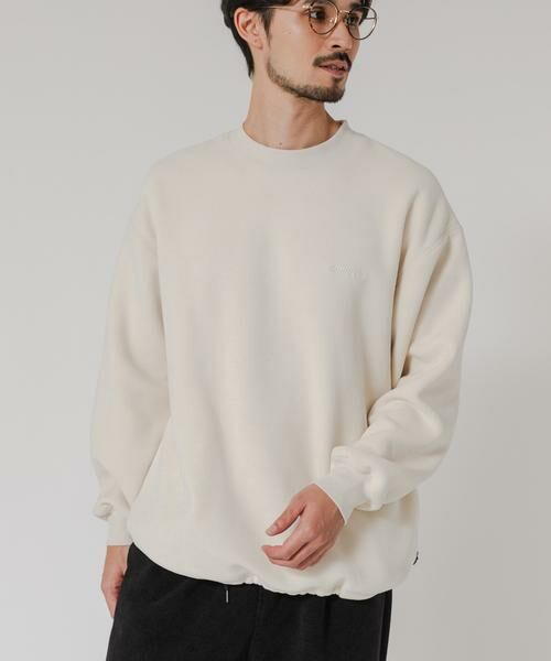 URBAN RESEARCH / アーバンリサーチ その他トップス | 『別注』THOUSAND MILE×URBAN RESEARCH　ニットフリースクルーネックプルオーバー | 詳細12
