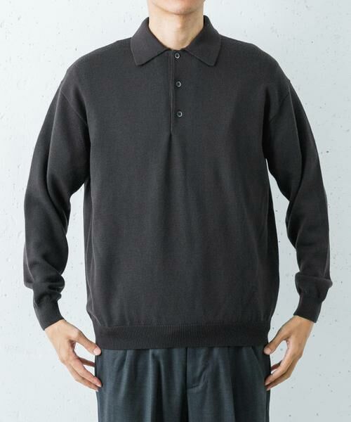 URBAN RESEARCH / アーバンリサーチ ニット・セーター | CASH FEEL W/MID ニットポロ | 詳細10