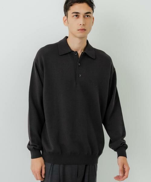 URBAN RESEARCH / アーバンリサーチ ニット・セーター | CASH FEEL W/MID ニットポロ | 詳細2