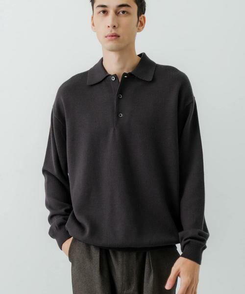 URBAN RESEARCH / アーバンリサーチ ニット・セーター | CASH FEEL W/MID ニットポロ | 詳細6