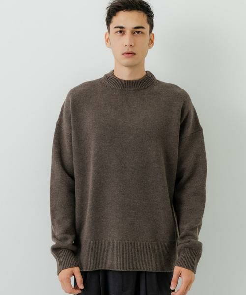URBAN RESEARCH / アーバンリサーチ ニット・セーター | new basic　WOOL CASHMERE CHUNKY SWEATER | 詳細4