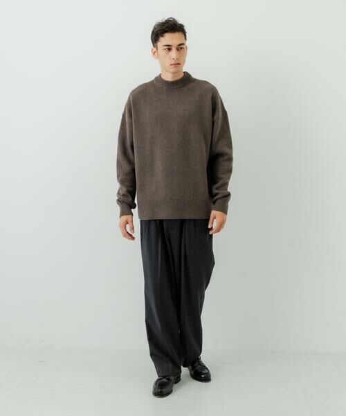 URBAN RESEARCH / アーバンリサーチ ニット・セーター | new basic　WOOL CASHMERE CHUNKY SWEATER | 詳細6