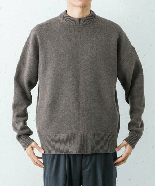 URBAN RESEARCH / アーバンリサーチ ニット・セーター | new basic　WOOL CASHMERE CHUNKY SWEATER | 詳細7