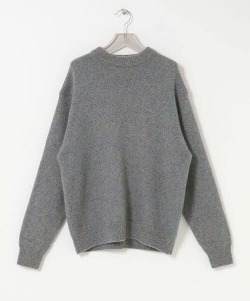 URBAN RESEARCH / アーバンリサーチ ニット・セーター | new basic　CASHMERE SILK MOULINE CREW-NECK KNIT | 詳細9