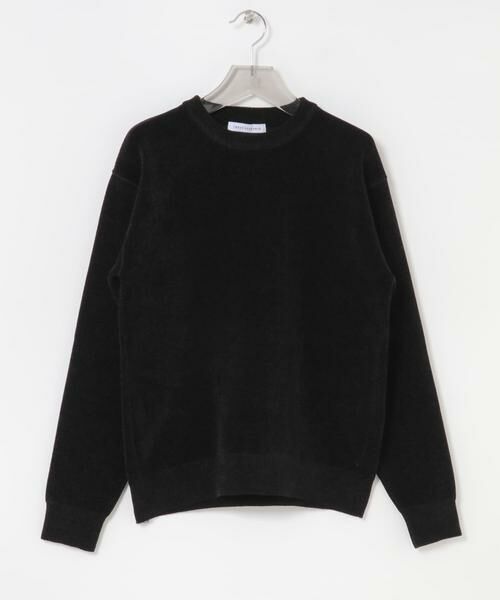 URBAN RESEARCH/アーバンリサーチ モールニットプルオーバー ブラック M URBAN RESEARCH/アーバンリサーチ モールニットプルオーバー ブラック M