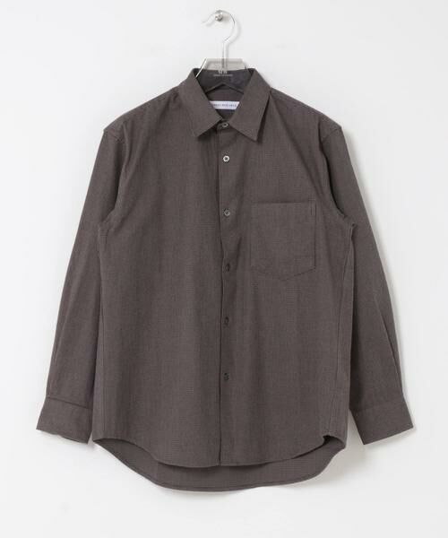 URBAN RESEARCH/アーバンリサーチ 『UR TECH』Brushed Cotton Shirts チャコールグレー S URBAN RESEARCH/アーバンリサーチ 『UR TECH』Brushed Cotton Shirts チャコールグレー S