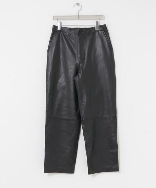 URBAN RESEARCH/アーバンリサーチ GOAT LEATHER TROUSER ブラック M URBAN RESEARCH/アーバンリサーチ GOAT LEATHER TROUSER ブラック M