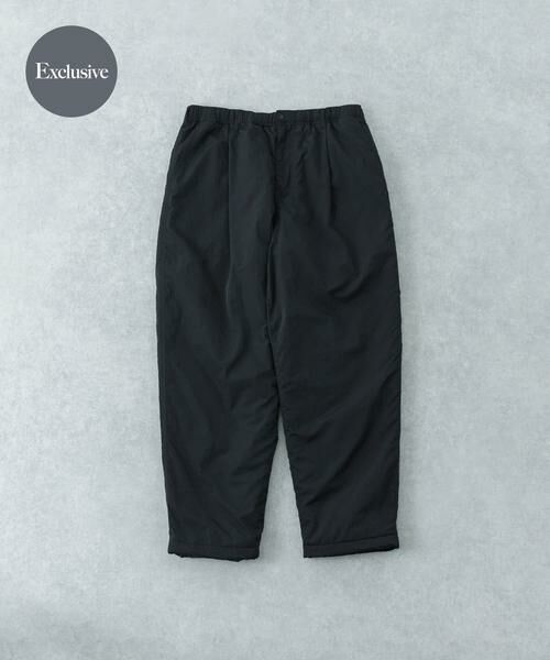 URBAN RESEARCH/アーバンリサーチ 『別注』THOUSAND MILE×URBAN RESEARCH PADDED WIDE PANTS ブラック L