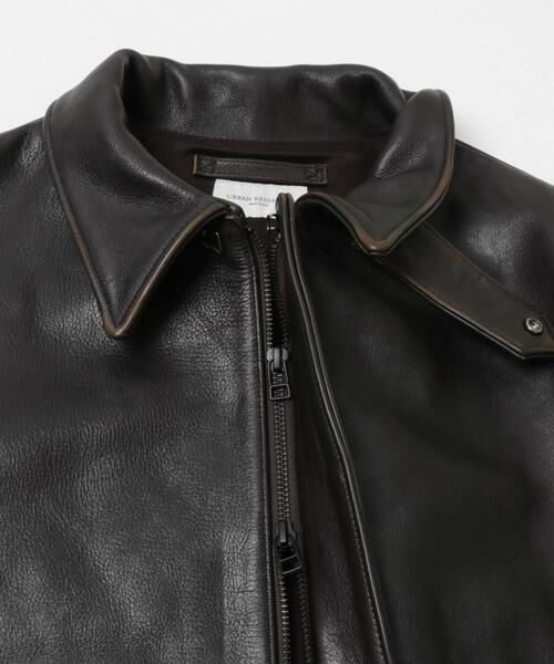 URBAN RESEARCH / アーバンリサーチ レザーブルゾン・ジャケット | new basic　COW LEATHER TYPE A-2 JACKET | 詳細3