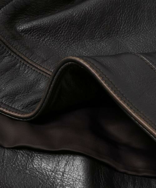 URBAN RESEARCH / アーバンリサーチ レザーブルゾン・ジャケット | new basic　COW LEATHER TYPE A-2 JACKET | 詳細7