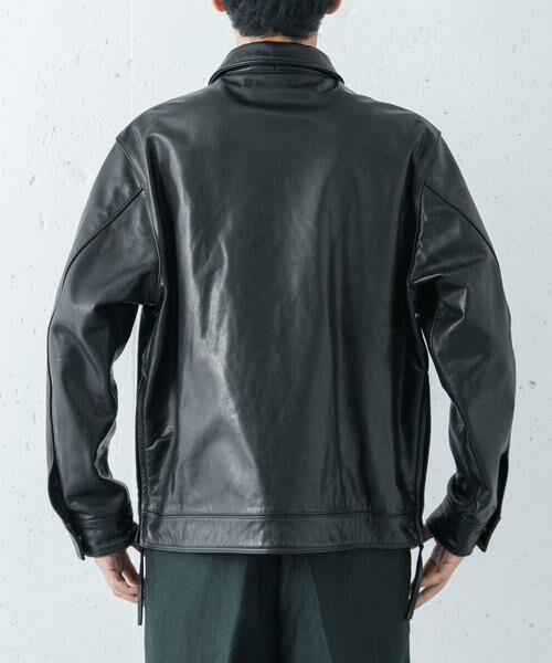 URBAN RESEARCH / アーバンリサーチ レザーブルゾン・ジャケット | new basic　COW LEATHER TYPE A-2 JACKET | 詳細15