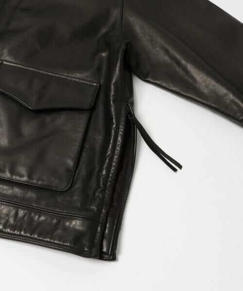 URBAN RESEARCH / アーバンリサーチ レザーブルゾン・ジャケット | new basic　COW LEATHER TYPE A-2 JACKET | 詳細17