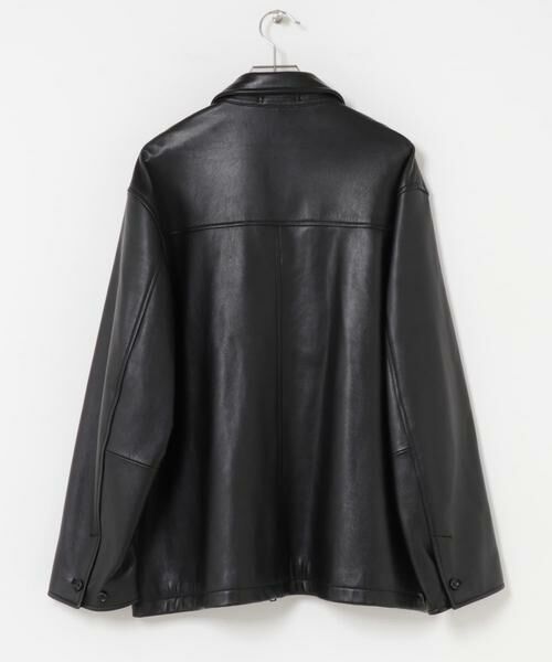 URBAN RESEARCH / アーバンリサーチ レザーブルゾン・ジャケット | LAMB LEATHER SPORTS JACKET | 詳細7