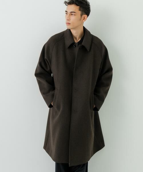 URBAN RESEARCH / アーバンリサーチ ステンカラーコート | WOOL BAL COLLAR COAT | 詳細9