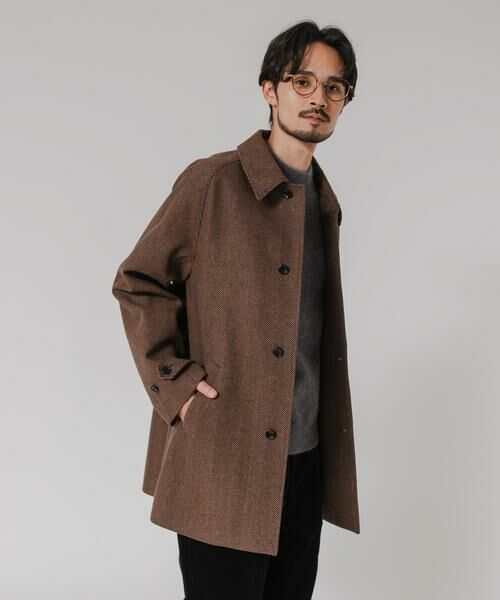 URBAN RESEARCH / アーバンリサーチ その他アウター | WINDPROOF TWEED HALF COAT | 詳細1