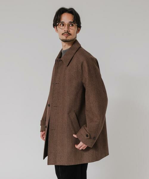 URBAN RESEARCH / アーバンリサーチ その他アウター | WINDPROOF TWEED HALF COAT | 詳細2