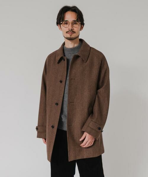 URBAN RESEARCH / アーバンリサーチ その他アウター | WINDPROOF TWEED HALF COAT | 詳細3