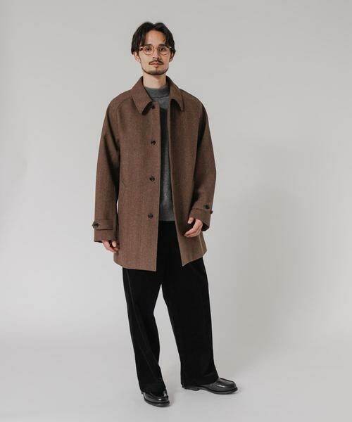 URBAN RESEARCH / アーバンリサーチ その他アウター | WINDPROOF TWEED HALF COAT | 詳細4