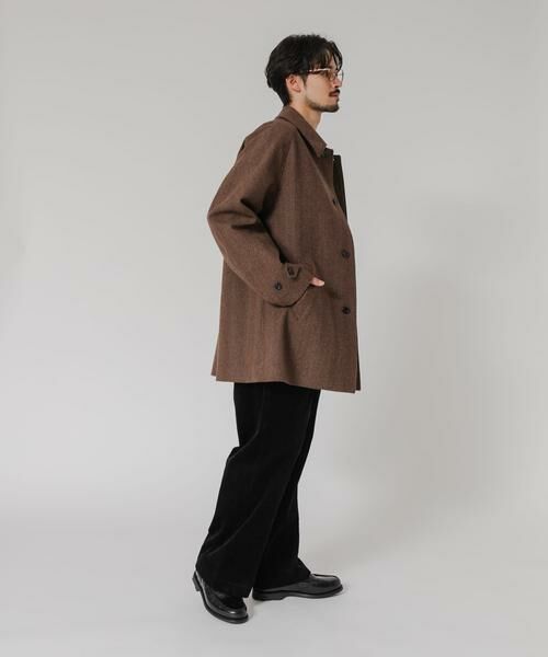 URBAN RESEARCH / アーバンリサーチ その他アウター | WINDPROOF TWEED HALF COAT | 詳細5