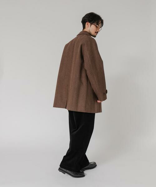 URBAN RESEARCH / アーバンリサーチ その他アウター | WINDPROOF TWEED HALF COAT | 詳細6