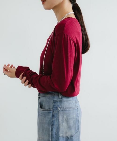 URBAN RESEARCH / アーバンリサーチ Tシャツ | ウールコットンロングスリーブカットソー | 詳細2