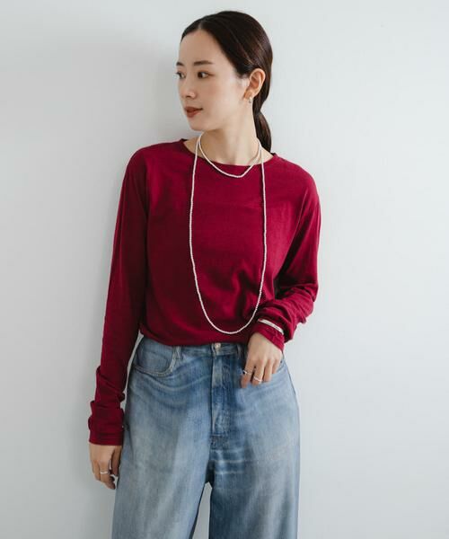 URBAN RESEARCH / アーバンリサーチ Tシャツ | ウールコットンロングスリーブカットソー | 詳細5