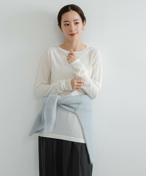 URBAN RESEARCH / アーバンリサーチ Tシャツ | ウールコットンロングスリーブカットソー | 詳細11